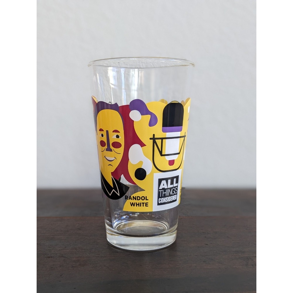 Capital‎ Public Radio All Things Considered NPR Pint Beer Glass Sacramento, CA